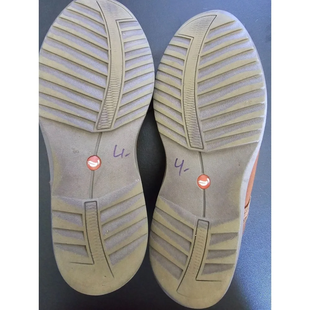 Clarks Unstructured Mens Leather Lace-Up Shoes Size 9